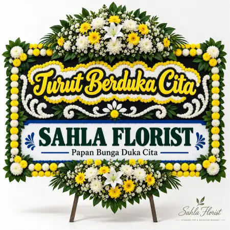 Papan Bunga Duka Teluk