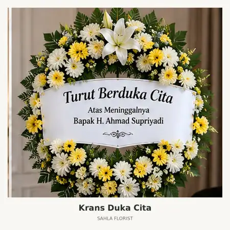Krans Bunga Duka Teluk